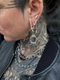 O Chain Silver With Black Carabiner