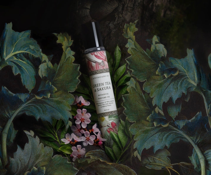 Perfume Oil Green Tea + Sakura
