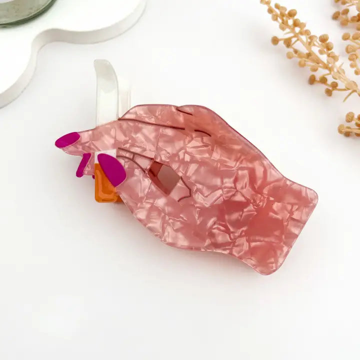 Smoking Hand Claw Hair Clip