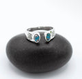Turquoise Ray Ring Silver