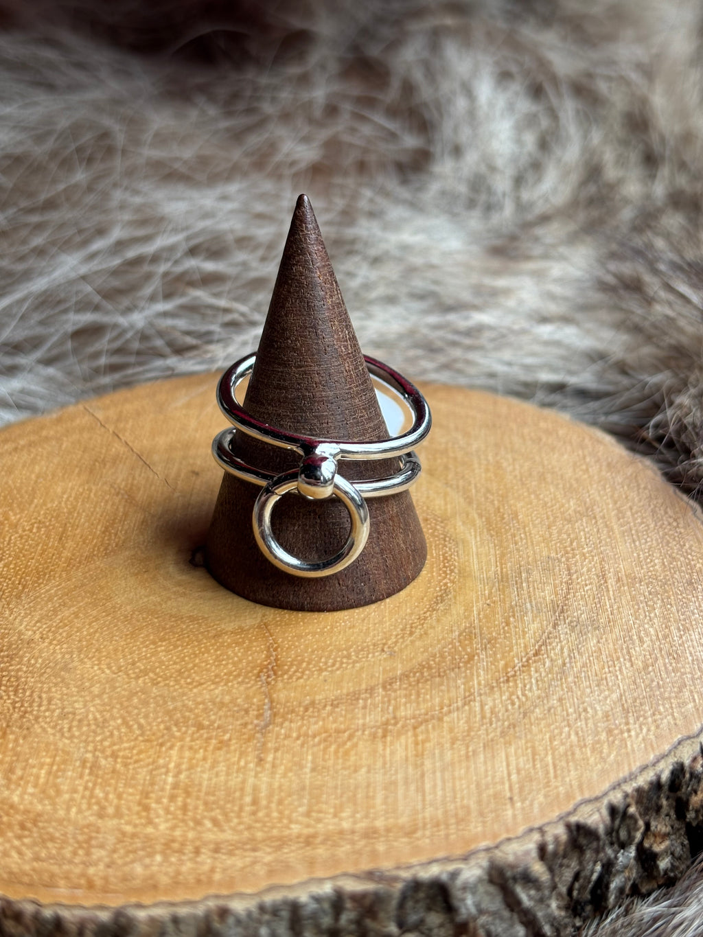 Knocker Ring Silver