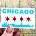 Chicago Flag Sticker