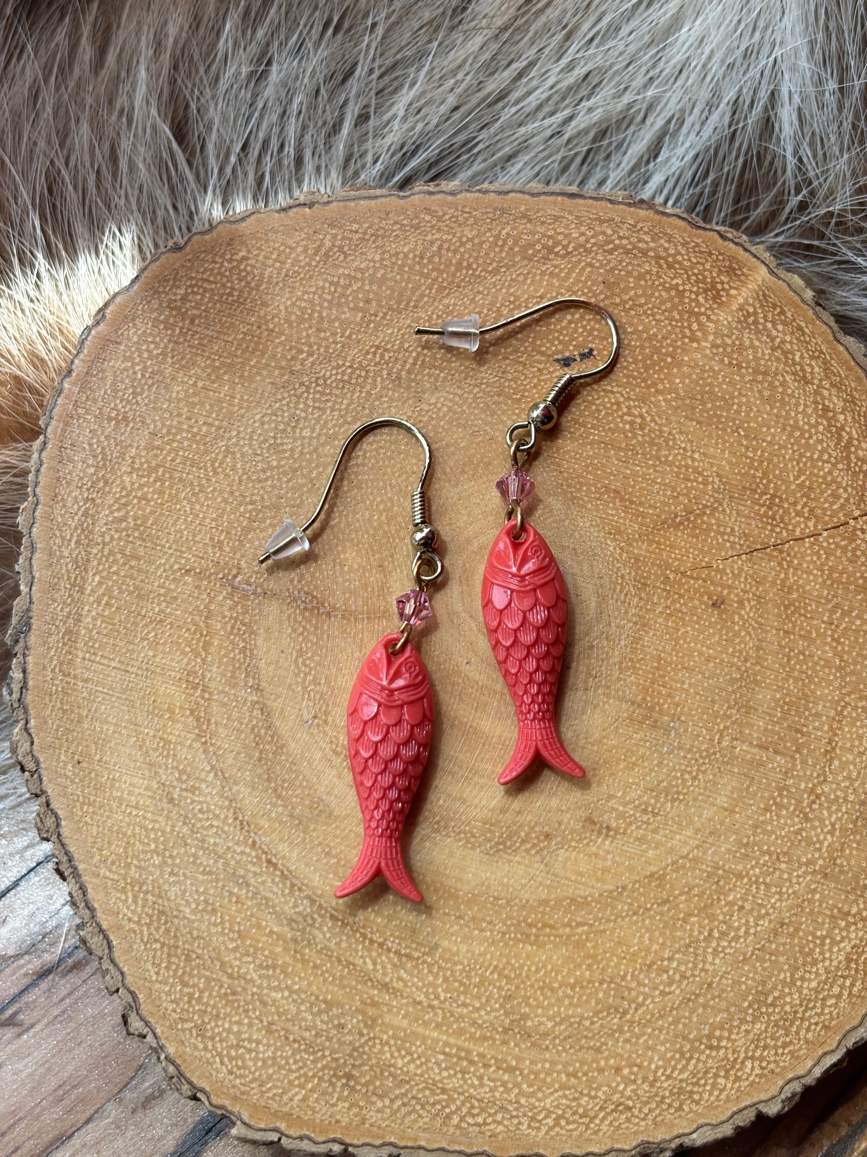 Coral Fish Earrings