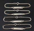 Vintage Italian Tiny Sterling ID Bracelet