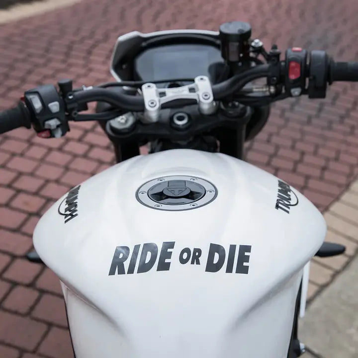 Motorcycle Decal Ride Or Die