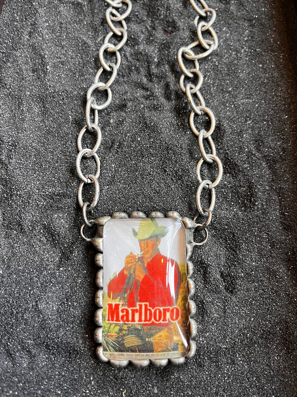 Marlboro Man Domino Necklace