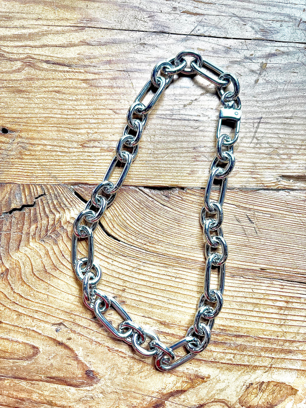 Alt Chain Necklace Silver