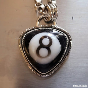 8 Ball Pendant Necklace