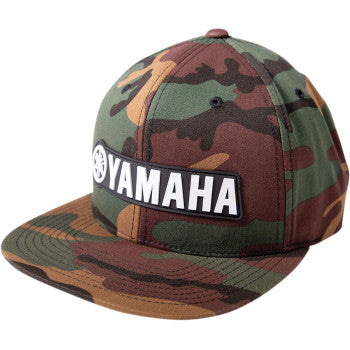 Yamaha Bold Snapback Hat Camo