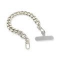 Silver Curb Phone Chain