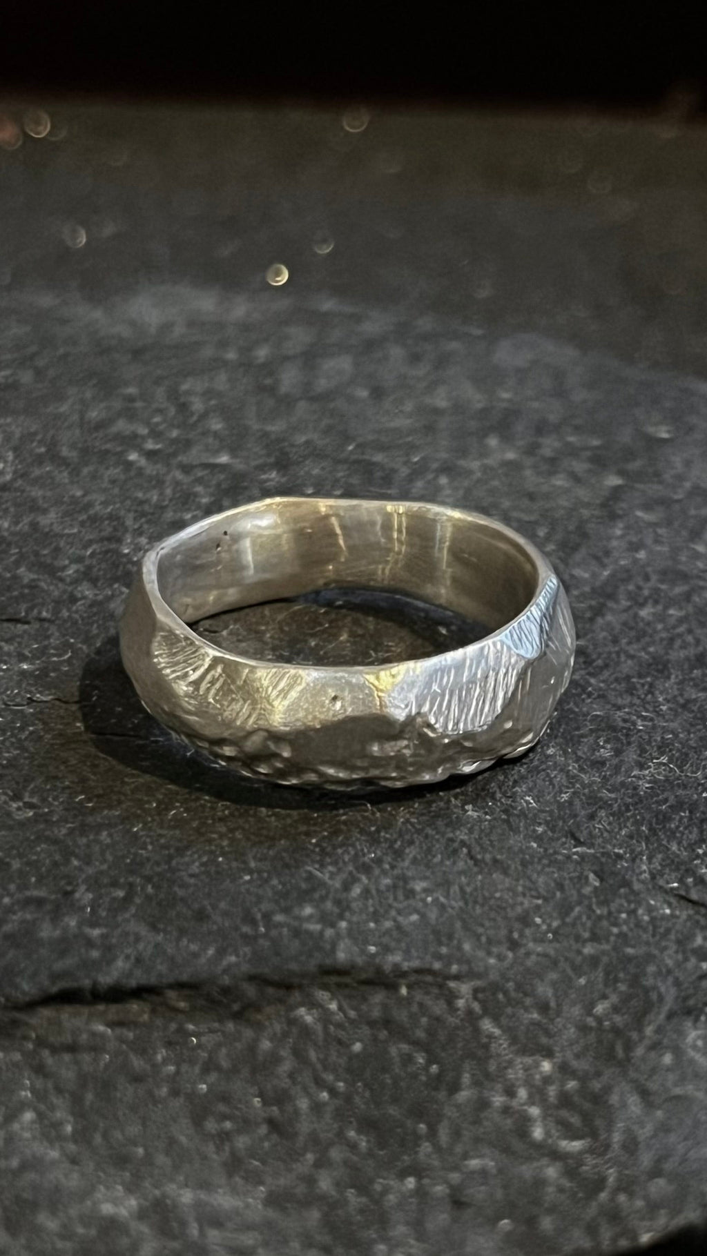 Textured Band Ring