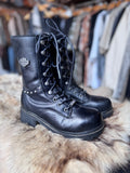 Vintage Harley Studded Combat Boots Size 7