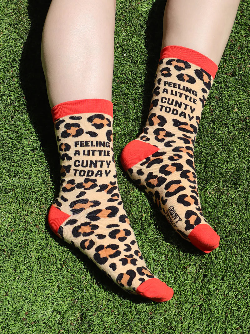 Crew Socks Feeling A Little Cunty Today