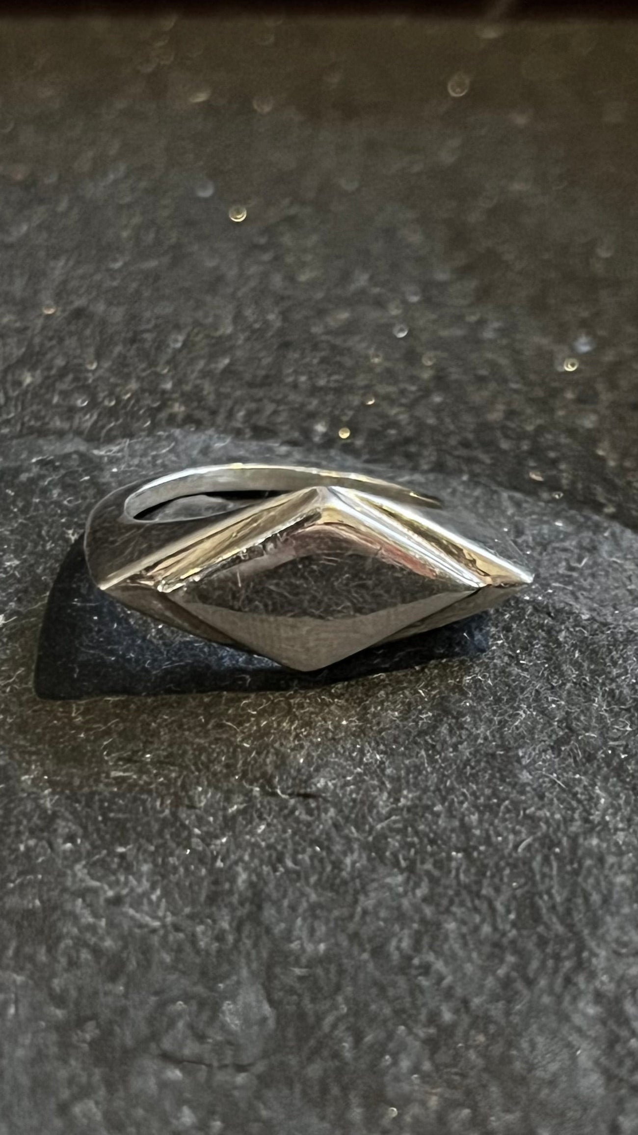 Axis Diamond Shape Ring