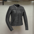 Tition Leather Motorcycle Jacket Black
