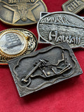 Vintage Chopper Motorcycle Belt Buckle