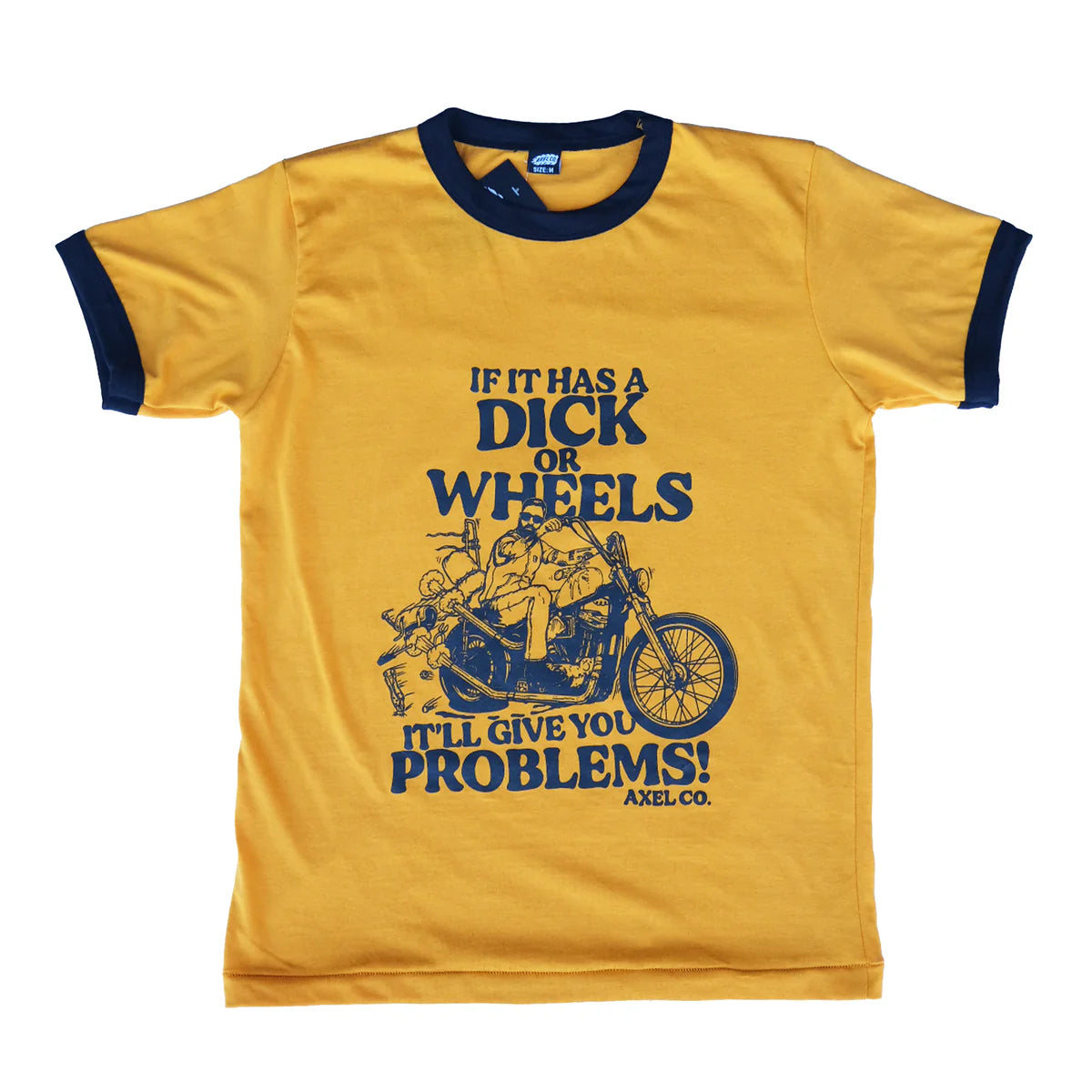 Dick Or Wheels Ringer Tee