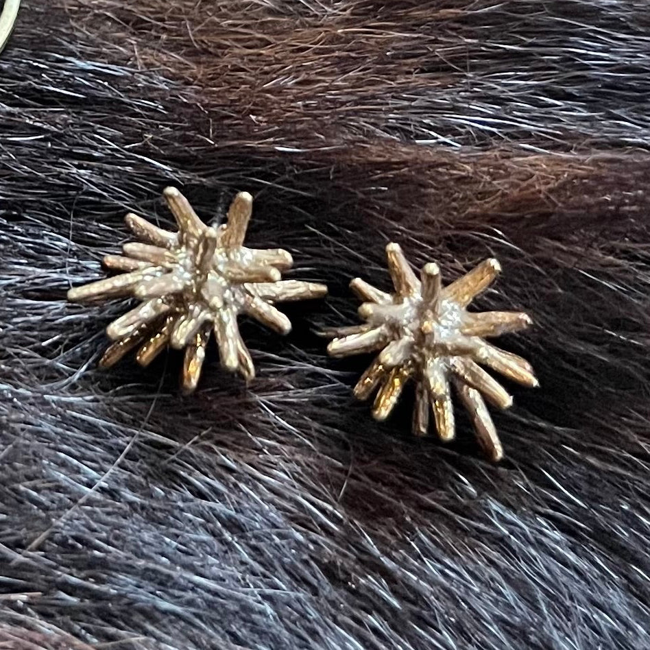 Spikey Brads Stud Earrings