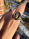 Vintage 10k Art Deco Diamond Ring Size 4
