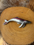 Vintage Sterling Whale Pin