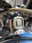 Vintage Sterling Square Signet Ring Size 8