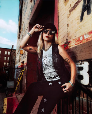 I Rode To Tarnish Crop Tank White