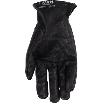 Roper Flame Motorcycle Glove Black