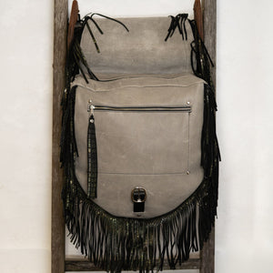 Brittany Backpack Grey / Loden