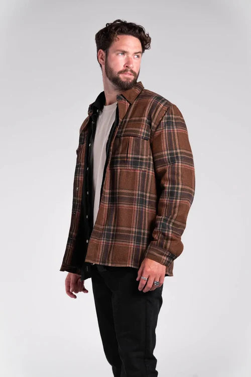 Denver Wool Plaid Motorcycle Jacket