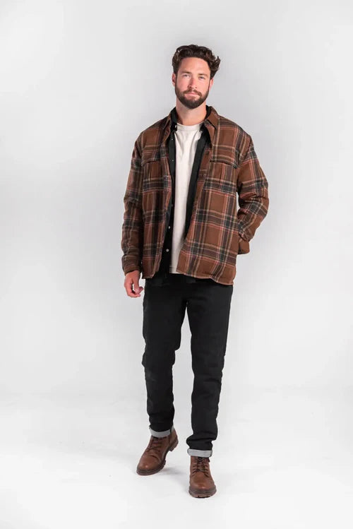Denver Wool Plaid Motorcycle Jacket