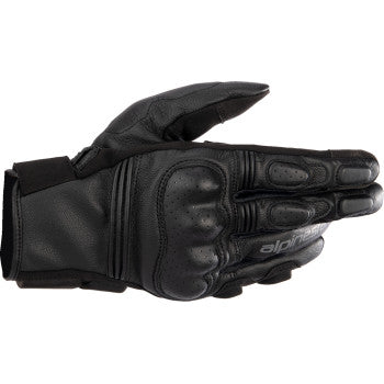 Phenom Leather Gloves Black
