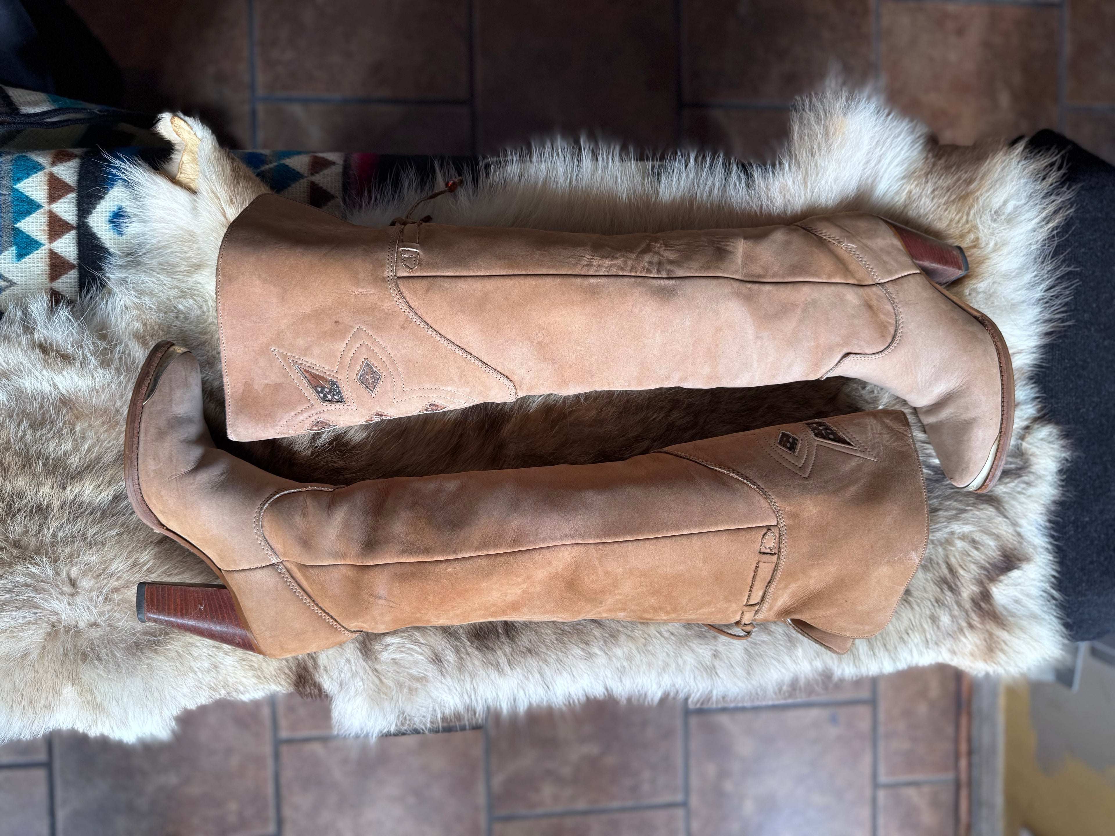 Vintage Zodiac Knee Boots Size 6
