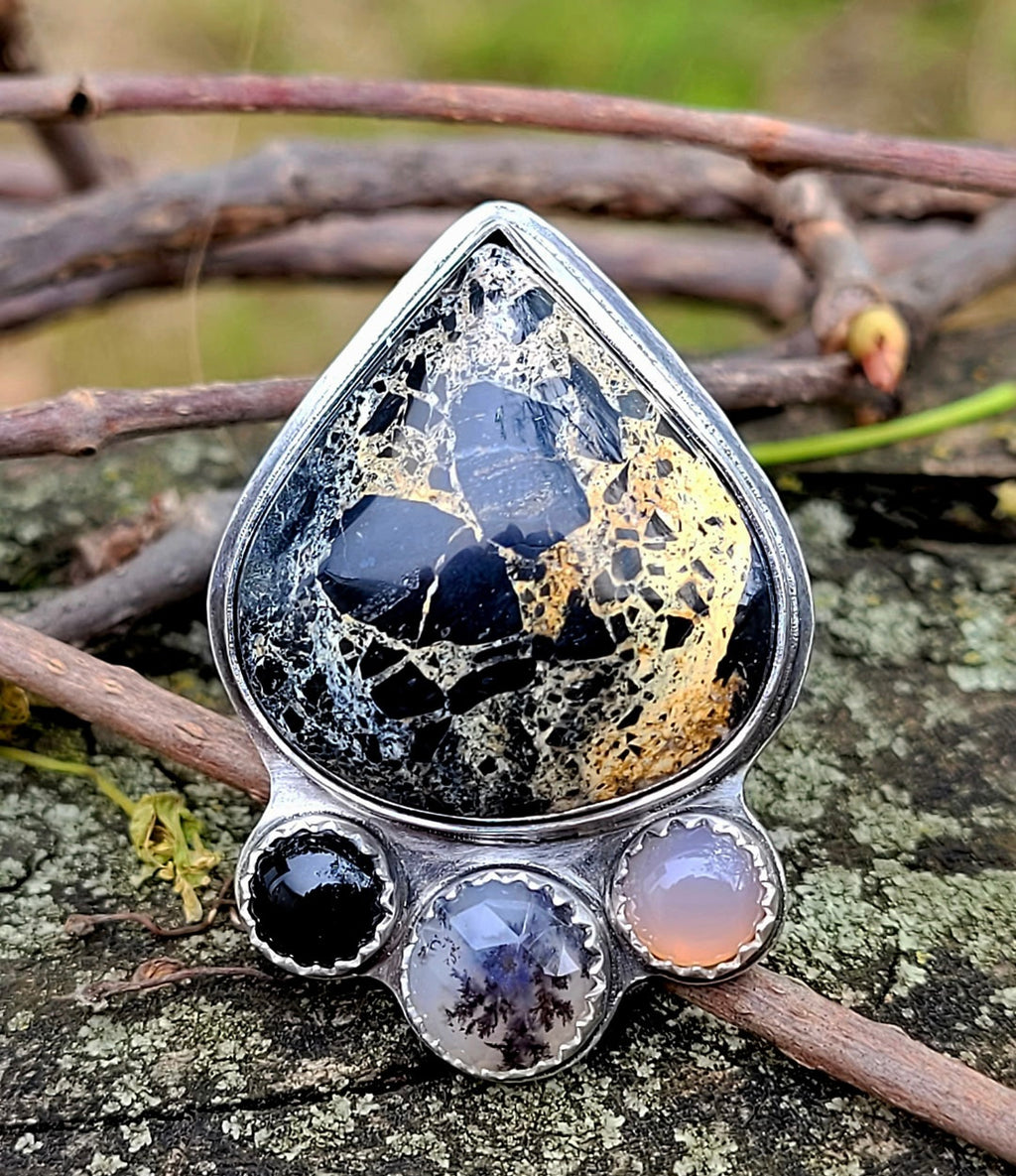 Iron Buffalo Sterling Ring Size 9