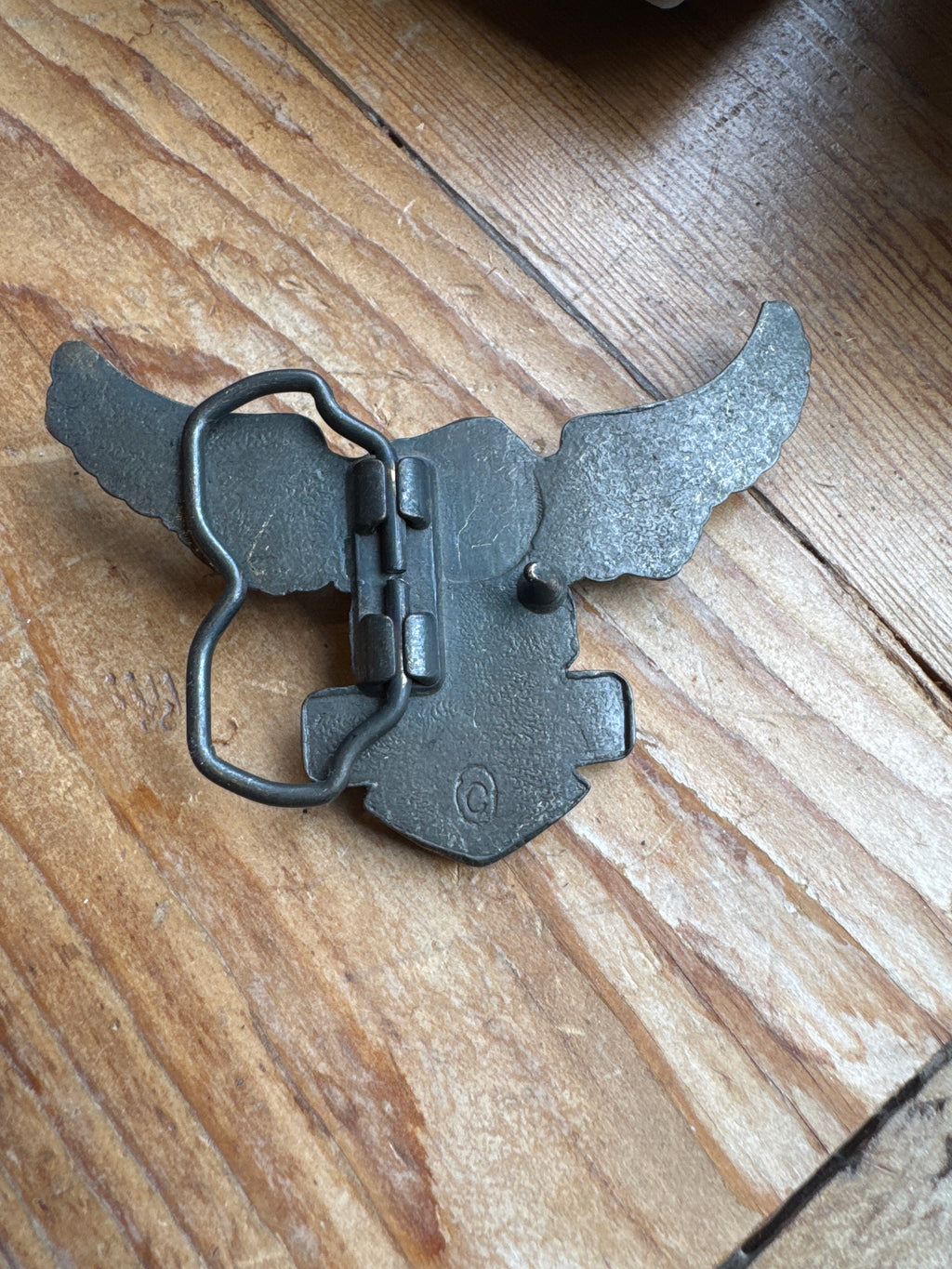 Vintage Suzuki Eagle Belt Buckle