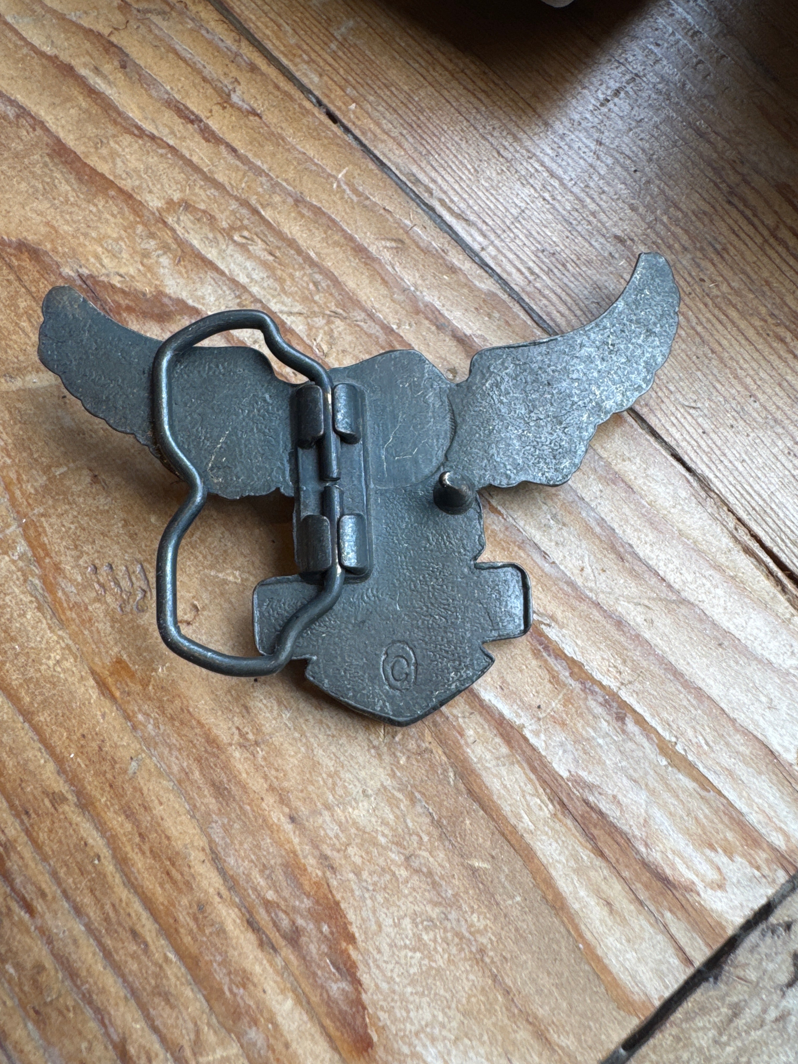 Vintage Suzuki Eagle Belt Buckle