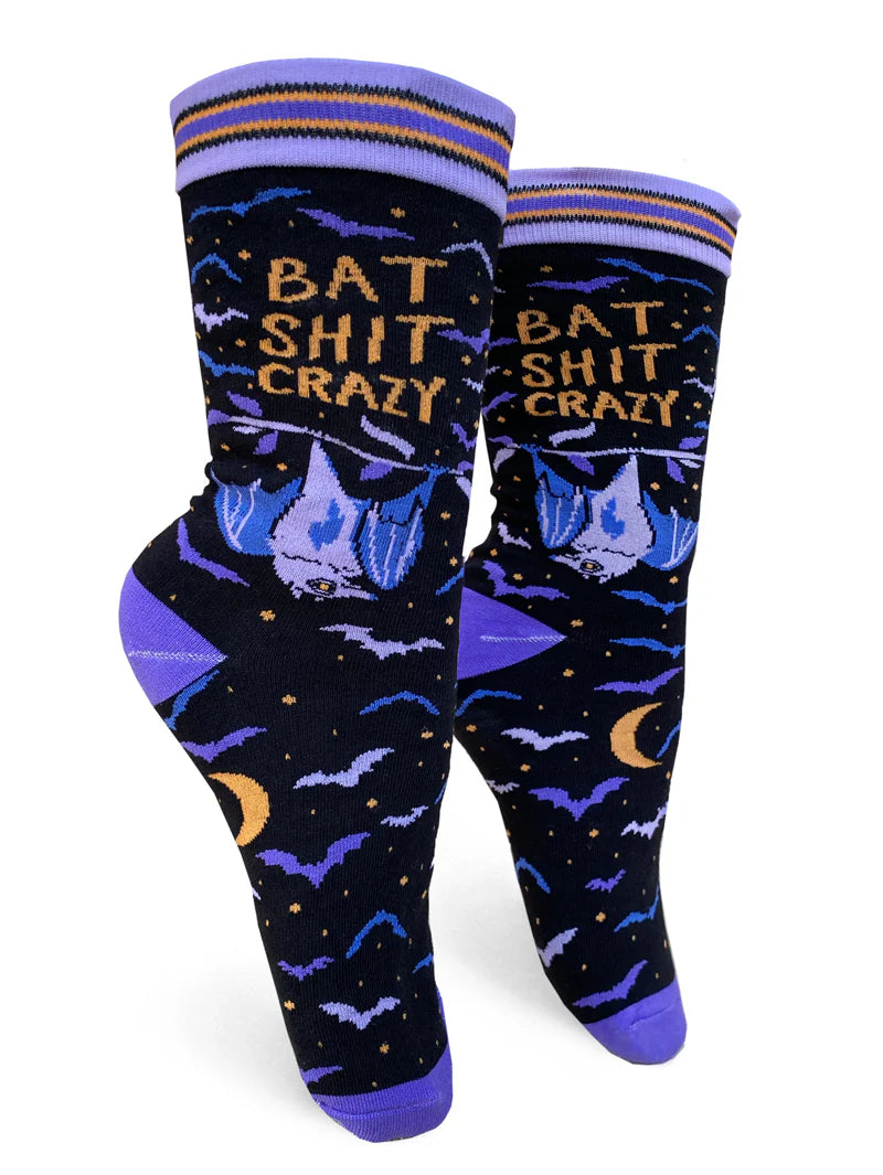 Crew Socks Bat Shit Crazy