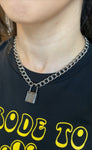 Heavy Chain Lock Necklace