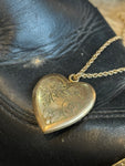 Vintage Gold Fill Locket Necklace