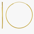 XL Endless Hoops Gold Fill