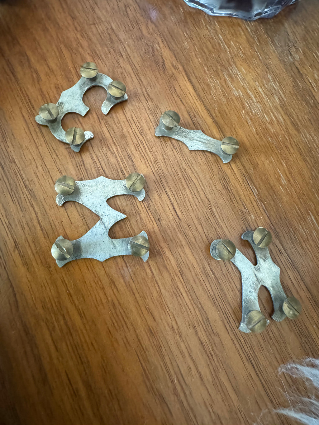 Vintage Sterling Screw Back Letters