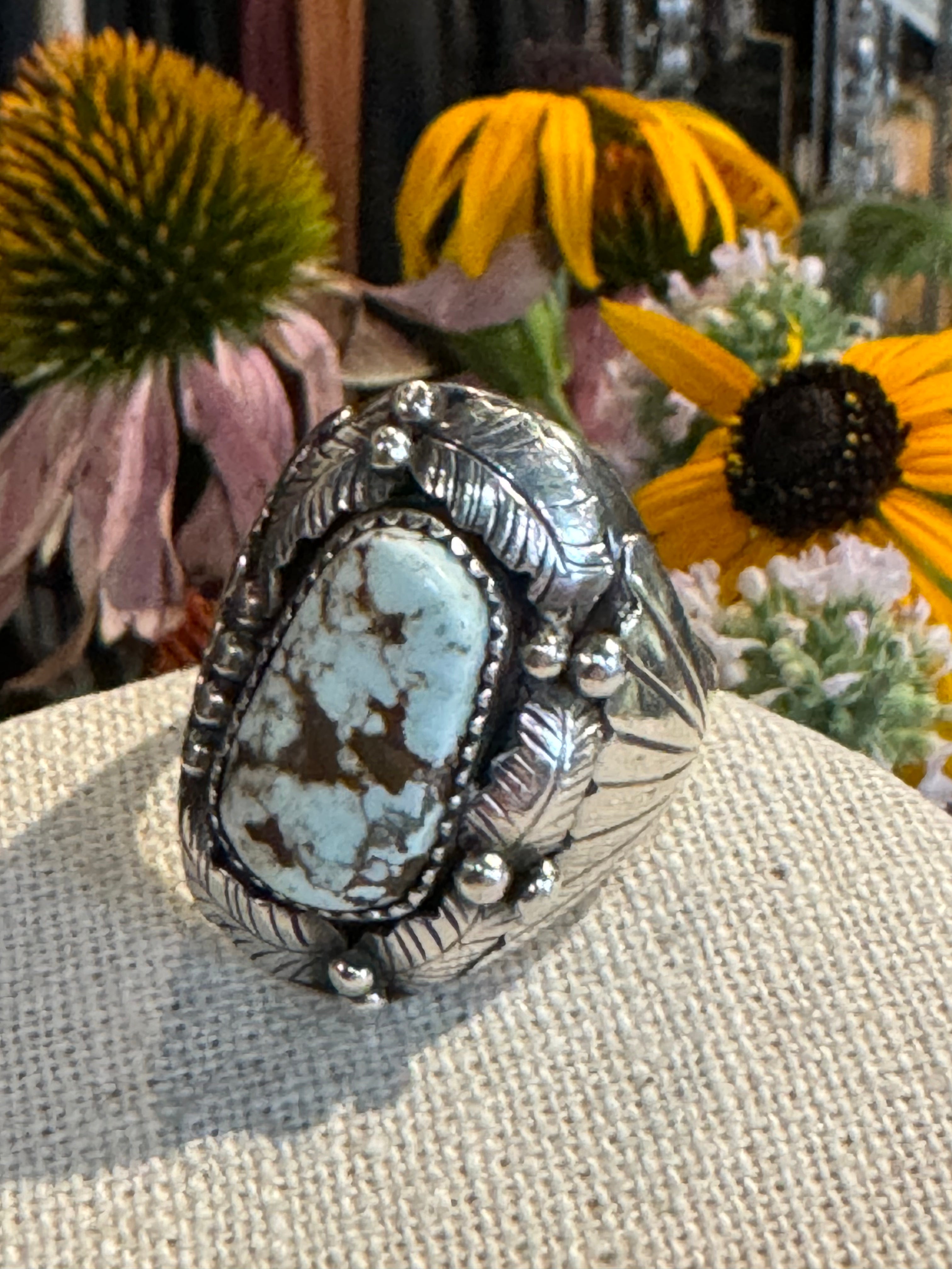 Vintage Sterling HS Ring Size 12