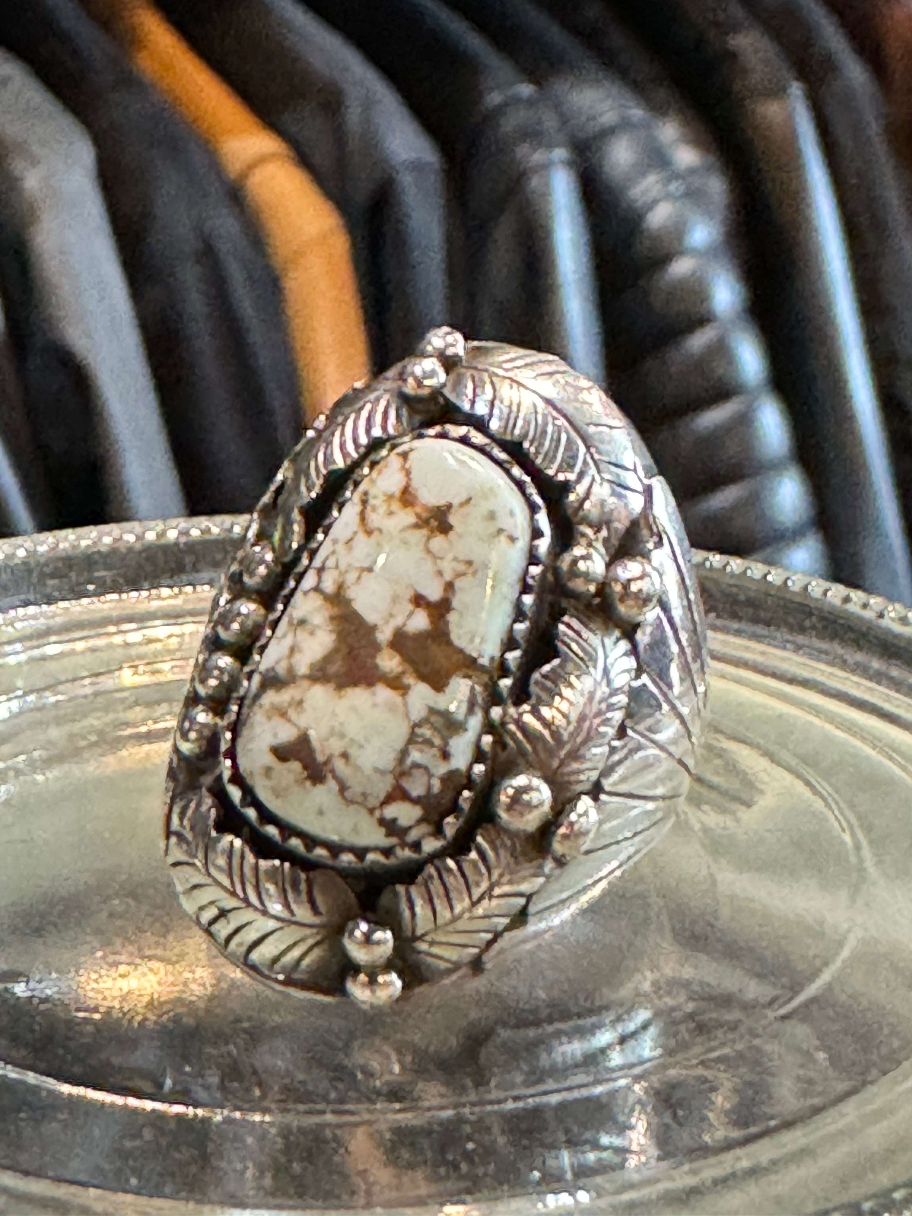 Vintage Sterling HS Ring Size 12