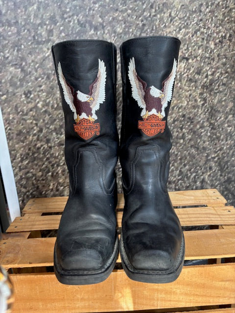 Vintage Men's Harley Eagle Boots Size 10.5