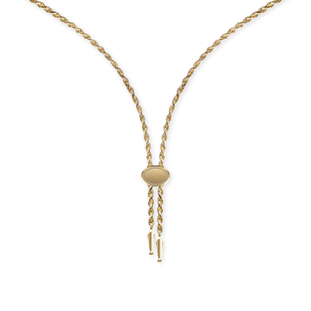 Annley Bolo Chain Necklace Gold