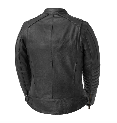 Jada Leather Motorcycle Jacket Black
