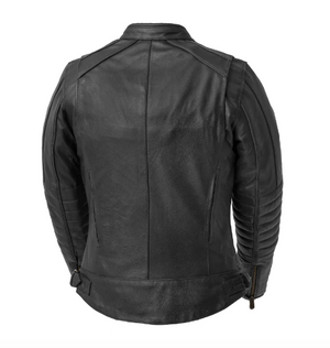 Jada Leather Motorcycle Jacket Black