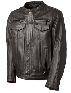 Paramount 74 Leather Jacket Dark Brown