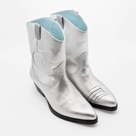 Pecos Silver Motorcycle Boot