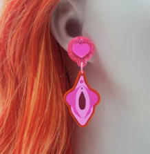 Mini Vulva Earrings