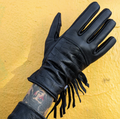 Alligator Fringe Gloves